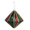 7.75" Jumbo Red, Green & Gold Shatterproof Diamond Ornament by Ashland®